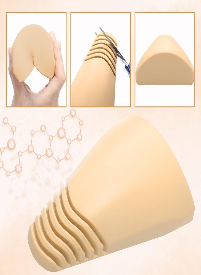 Innconee 2 Pcs Amputee Shoe Toe Fillers, Partial Foot Amputation PU Foam Shoe Filler Inserts Non Slip Amputee Toe Cushion Pads for Man Woman Amputated Orthotics Essentials(L) - Image 3